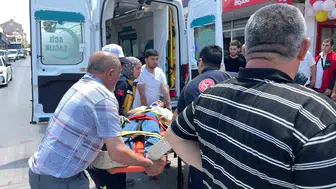 Karaman'da kavşak kazası bir gencin yaralanmasına yol açtı