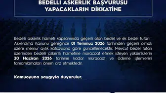 Bedelli askerlik ücretleri Temmuz ayında zamlanıyor