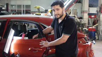 Gaziantep sanayisinde dolu hasarlı araç yoğunluğu bitmiyor