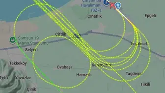 Samsun semalarında eğitim uçuşu mesaisi