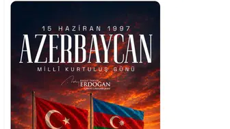 Erdoğan'dan Azerbaycan'a Milli Kurtuluş Günü mesajı