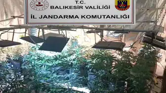 Balıkesir'de evleri seraya çeviren uyuşturucu şebekesi yakalandı