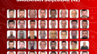 Yurt dışına kaçan 90 suçlu Türkiye'ye getirildi