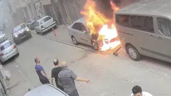 Çorlu'da otomobili ateşe veren şüpheli cezaevine gönderildi