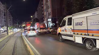 Eskişehir’de apartman yangını paniği