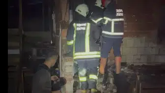 Taşköprü’de bir köy evi küle döndü