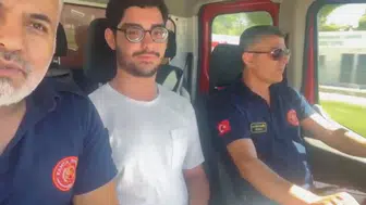 Sınava giderken asansörde kaldı itfaiye hayatını kurtardı
