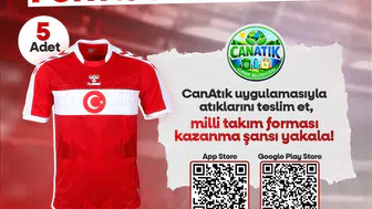 Samsun Canik geri dönüşüm yapana milli formayı hediye ediyor