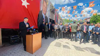 Bakan Çiftçi Tokat’ta seçim öncesi destek istedi