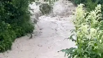 Bolu Mudurnu’da ani yağışlar tarım arazilerini vurdu
