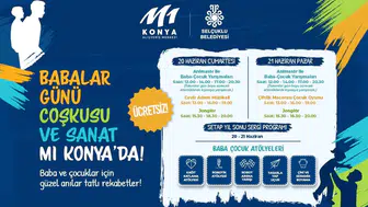 M1 Konya AVM babalar için eğlence dolu bir hafta sonu hazırladı
