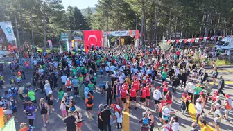Zorkun Yaylası’nda 1100 sporcu zorlu parkurlarda ter döktü