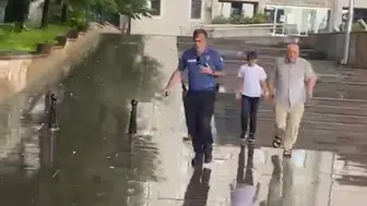 Nevşehir'de LGS telaşı yaşayan öğrenciye polis yetişti