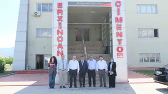Erzincan Belediye Başkanı Aksun üretim tesislerinde incelemelerde bulundu
