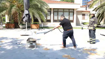 Denizli OSB çalışanlarına afetlere karşı uygulamalı güvenlik eğitimi