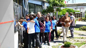Termeli çocuklar yaban hayatını yakından tanıyor