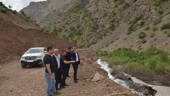 Cilo ve Sat Dağları’na giden yol asfaltlanıyor