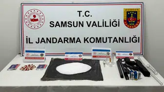 Samsun'da jandarma baskınıyla yüklü miktarda uyuşturucu yakalandı