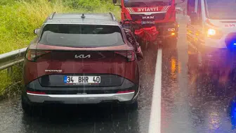 Ordu’da sağanak yağış zincirleme kazaya neden oldu?