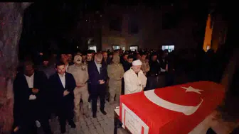 Yüksekova gazisine veda etti
