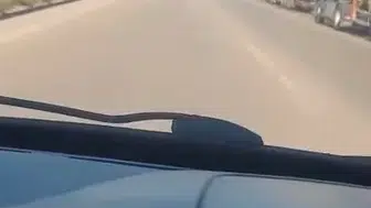 Bursa otobanında saniyelerle gelen büyük facia