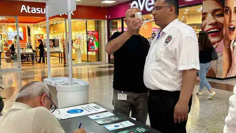 Düzce'de sigaraya karşı dev stant kuruldu