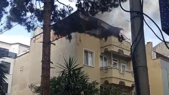 Bursa Soğukkuyu Mahallesi’nde çatı yangını korkuttu