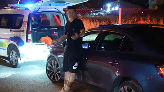 Alkollü yakalanan sürücüden pes dedirten sözler