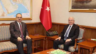 Yaşar Güler Ankara Valisi Canbolat ile bir araya geldi