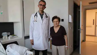 80 yaşındaki hastaya neştersiz kalp müdahalesi