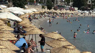 Bodrum plajlarında yaz yoğunluğu başladı