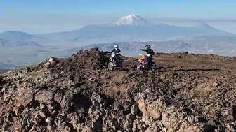 Ağrı zirvelerinde 120 sporcuyla dev motor yarışı