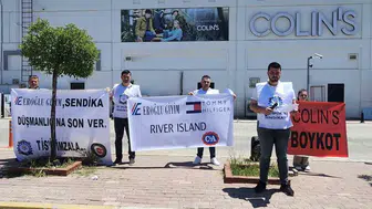 Uşak’ta Colin’s grevinde 34. gün İşçiler haklarını arıyor