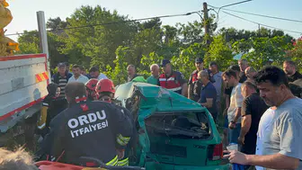 Ordu Fatsa'da zincirleme kaza 3 kişi hastaneye kaldırıldı
