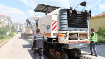 Pursaklar yollarını yeniliyor