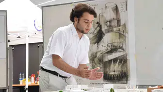 Düzce’de mimarlık öğrencilerinden dansın ruhunu yansıtan tasarımlar