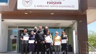 Eskişehir’de hayat kurtaran sağlık ekiplerine ödül