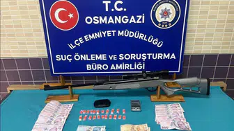 Bursa polisinde şafak operasyonu Uyuşturucu ve suçlu avı