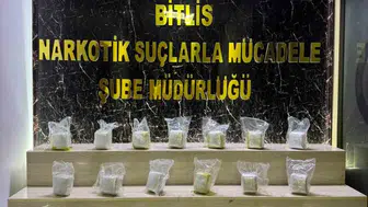 Bitlis'te yakıt deposuna gizlenmiş uyuşturucu operasyonu