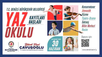 Denizli'de çocuklar için yaz okulu kayıtları açıldı
