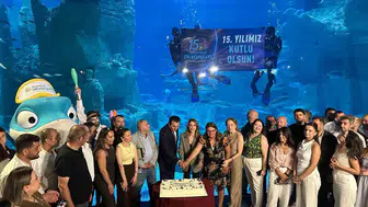 İstanbul Akvaryum 15 yaşında 15 milyon misafiri geride bıraktı