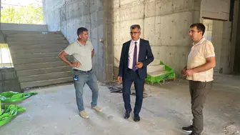 Söke Atatürk Ortaokulu inşaatında sona yaklaşılıyor