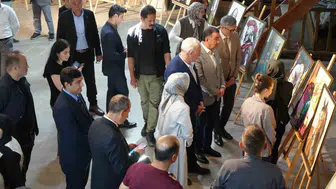 Bayburtlu gençlerin fırçasından tarihe ve vicdana yolculuk