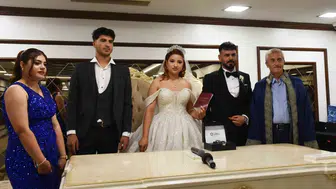 Gaziantep’te nikah maratonu 06.06.2026 çılgınlığı yaşandı
