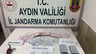 Nazilli’de uyuşturucu operasyonu 38 bin lira nakit ele geçirildi