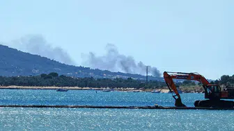 Cunda Adası’nda yangın paniği kısa sürede kontrol altına alındı