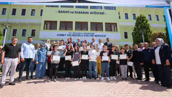 Selçuklu’da genç sanatçılar eserlerini sergiledi