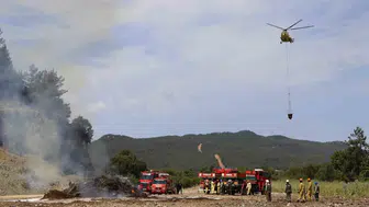 Muğla ormanları için acil durum provası yapıldı