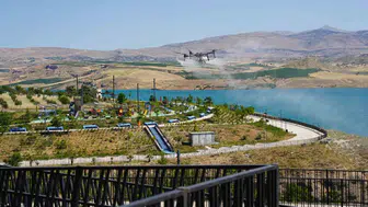 Kahta Belediyesi ilaçlama çalışmalarında dron dönemine geçti