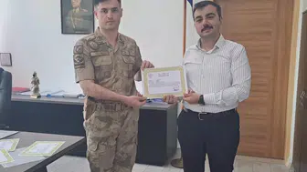 Dicle'de güvenlik güçlerine görev başarısı nedeniyle ödül